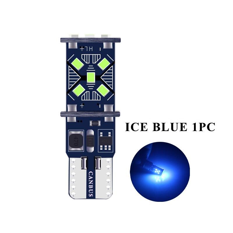 Ice blue T10 15SMD