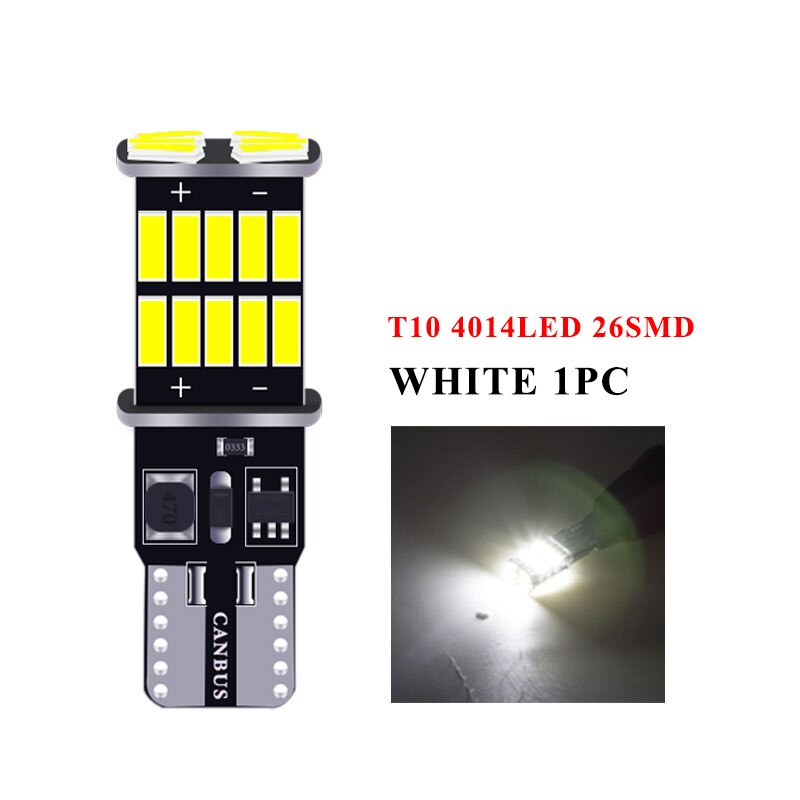 White T10 26SMD